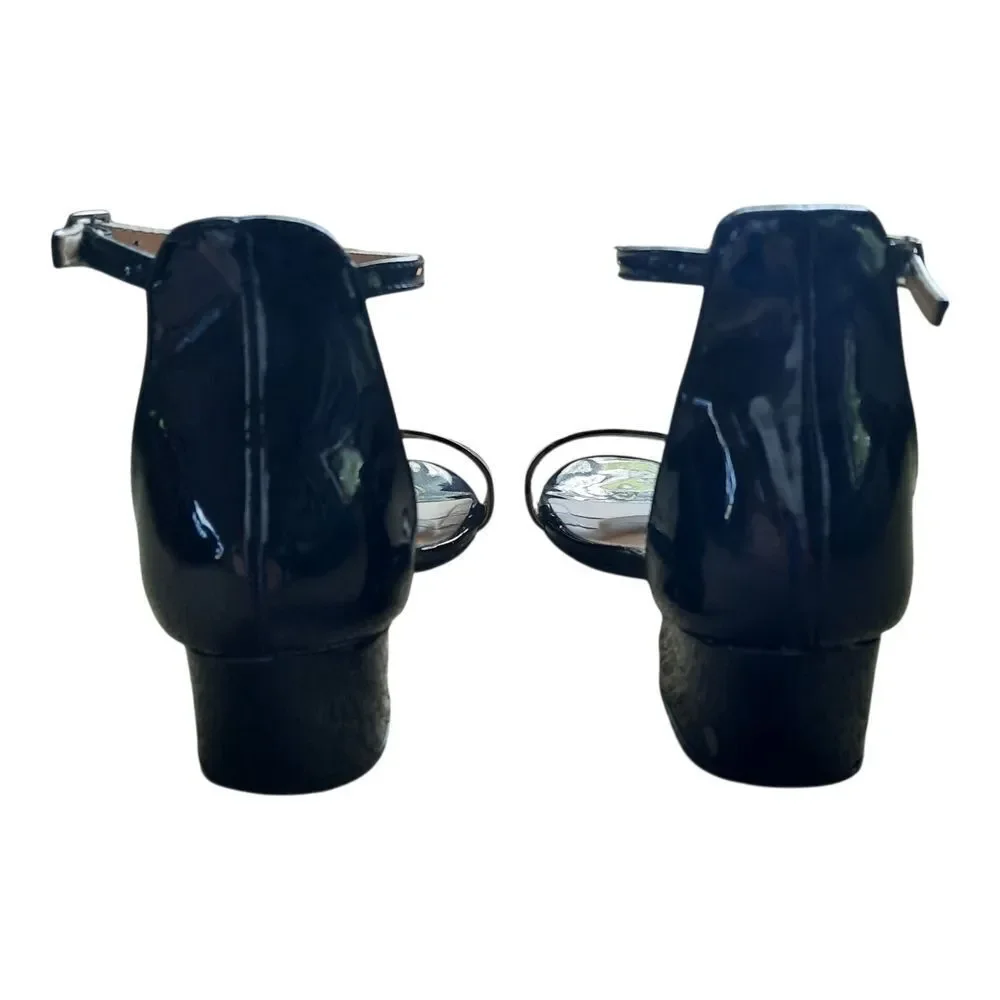 Link Shiny Black Kids Dress Shoes